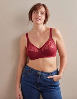 Blancheporte Soutien-gorge Emboîtant Dentelle Et Maille Satinée - Sans Armatures 4 Blancheporte Soutien-gorge Emboîtant Dentelle Et Maille Satinée - Sans Armatures -Blancheport en ligne 701032 C01 zoomx vue5