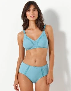 Blancheporte Soutien-gorge Coton Emboîtant Sans Armatures - Lot De 2 -Blancheport en ligne 701187 C24 zoomx vue3