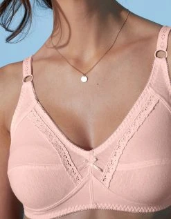 Blancheporte Soutien-gorge Coton Emboîtant Sans Armatures - Lot De 2 -Blancheport en ligne 701187 C28 zoomx vue4