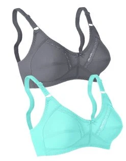 Blancheporte Soutien-gorge Coton Emboîtant Sans Armatures - Lot De 2 -Blancheport en ligne 701187 C63 zoomx vue6