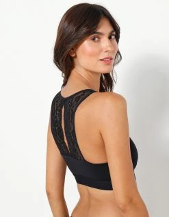 Blancheporte Brassière Coton Et Dos Dentelle – Sans Armatures 6 Blancheporte Brassière Coton Et Dos Dentelle – Sans Armatures -Blancheport en ligne 701304 C01 zoomx vue7