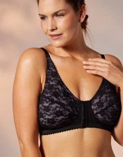 Blancheporte Soutien-gorge Ouvert Devant Dentelle Bicolore - Sans Armatures 3 Blancheporte Soutien-gorge Ouvert Devant Dentelle Bicolore - Sans Armatures -Blancheport en ligne 701548 C01 zoomx vue4