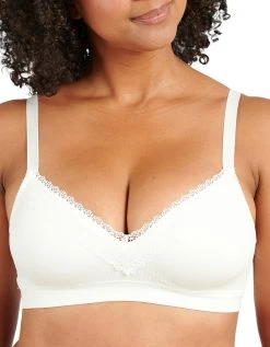 SANS COMPLEXE Soutien-gorge "Agathe" En Microfibre Et Dentelle Unies - Sans Armatures