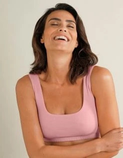 Blancheporte Brassière Confort Coton Stretch Doublé Sans Armatures - Lot De 2 -Blancheport en ligne 701699 C00 zoomx vue3