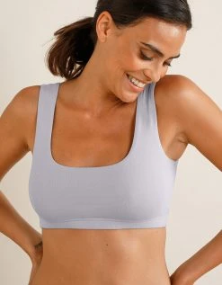 Blancheporte Brassière Confort Coton Stretch Doublé Sans Armatures - Lot De 2 -Blancheport en ligne 701699 C00 zoomx vue5