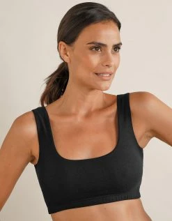 Blancheporte Brassière Confort Coton Stretch Doublé Sans Armatures - Lot De 2 -Blancheport en ligne 701699 C01 zoomx vue6