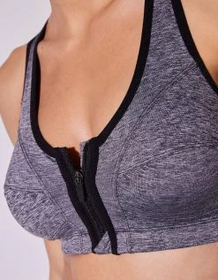 Blancheporte Soutien-gorge Microfibre Spécial Sport Zippé - Sans Armatures -Blancheport en ligne 701726 C01 zoomx vue4