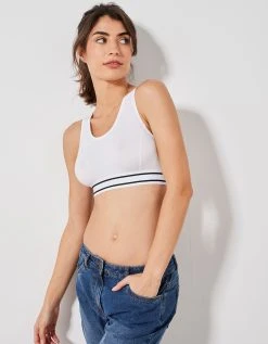 Blancheporte Brassière Sport Sans Armatures - Lot De 2 -Blancheport en ligne 701773 C02 zoomx vue4