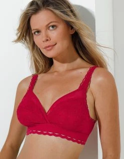 Playtex Soutien-gorge Coeur Croisé Féminin Dentelle Recyclée - Sans Armatures -Blancheport en ligne 701777 C12 zoomx vue4