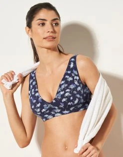 Blancheporte Brassière Sport Coton Stretch Imprimé