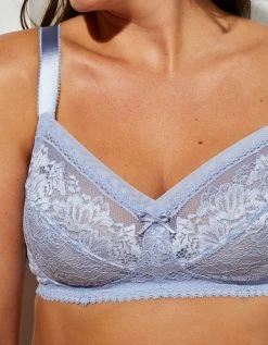 Blancheporte Soutien-gorge Grand Maintien Dentelle Et Tulle - Sans Armatures -Blancheport en ligne 701850 C00 zoomx vue4