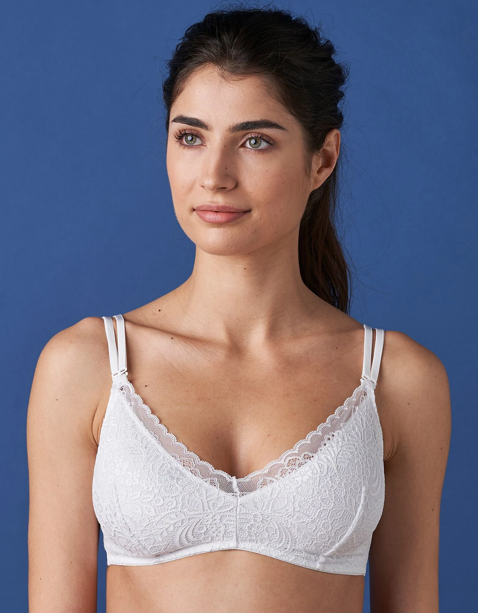 Soutien-gorge forme triangle bretelles repositionnables - sans armatures Blancheporte Soutien-gorge Forme Triangle Bretelles Repositionnables - Sans Armatures -Blancheport en ligne