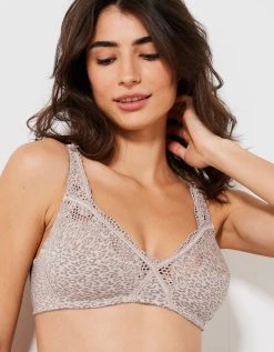 Confidence Lingerie Soutien-gorge Imprimé Animal Olbia - Sans Armatures -Blancheport en ligne 701901 C00 zoomx vue3