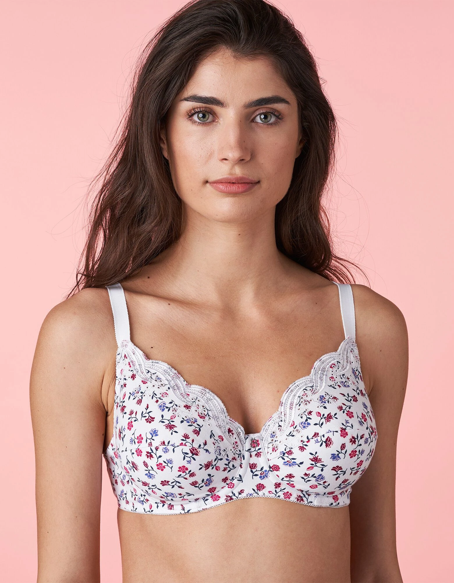 Soutien-gorge emboîtant Emily coton stretch imprimé fleuri - avec armatures Bestform Soutien-gorge Emboîtant Emily Coton Stretch Imprimé Fleuri - Avec Armatures -Blancheport en ligne