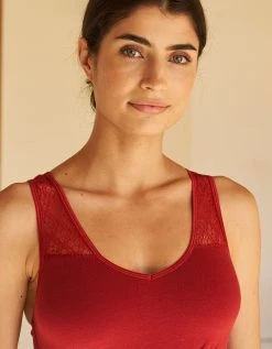 Blancheporte Soutien-gorge Brassière Coton Dos Dentelle - Lot De 2 2 Blancheporte Soutien-gorge Brassière Coton Dos Dentelle - Lot De 2 -Blancheport en ligne 701920 C03 zoomx vue4