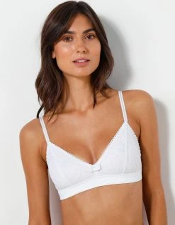 Blancheporte Soutien-gorge Forme Triangle Microfibre Et Dentelle- Sans Armatures 4 Blancheporte Soutien-gorge Forme Triangle Microfibre Et Dentelle- Sans Armatures -Blancheport en ligne 701984 C01 zoomx vue5