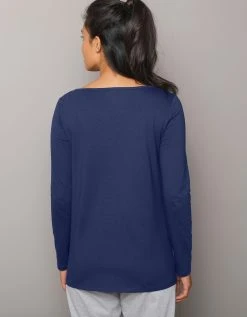 Blancheporte Tee-shirt De Pyjama Manches Longues Imprimé Estrella -Blancheport en ligne 703024 C03 zoomx vue3