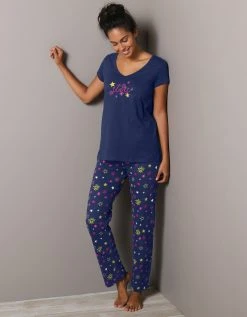 Blancheporte Pantalon De Pyjama Imprimé étoiles Estrella - Coton