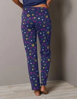 Blancheporte Pantalon De Pyjama Imprimé étoiles Estrella - Coton 2 Blancheporte Pantalon De Pyjama Imprimé étoiles Estrella - Coton -Blancheport en ligne 703028 C01 zoomx vue3