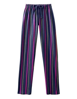 Blancheporte Pantalon De Pyjama Imprimé Rayé Estrella - Coton -Blancheport en ligne 703029 C01 zoomx vue6