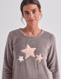 Blancheporte Pyjama Pantalon Polaire, Toucher Peluche -Blancheport en ligne 703057 C00 zoomx vue3