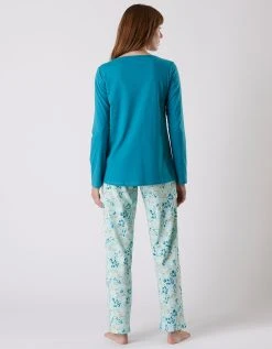 Blancheporte Tee-shirt Pyjama Manches Longues Imprimé Placé "jardin Secret" 5 Blancheporte Tee-shirt Pyjama Manches Longues Imprimé Placé "jardin Secret" -Blancheport en ligne 703072 C00 zoomx vue6