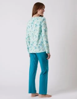 Blancheporte Tee-shirt Pyjama Manches Longues Imprimé Floral -Blancheport en ligne 703073 C01 zoomx vue6