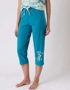 Blancheporte Pantalon Court Pyjama Imprimé Placé "jardin Secret"