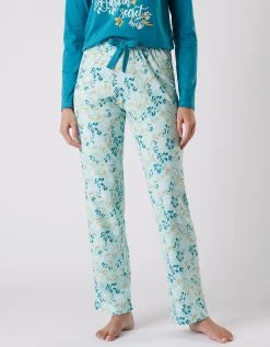Blancheporte Pantalon Pyjama Coton Imprimé Floral