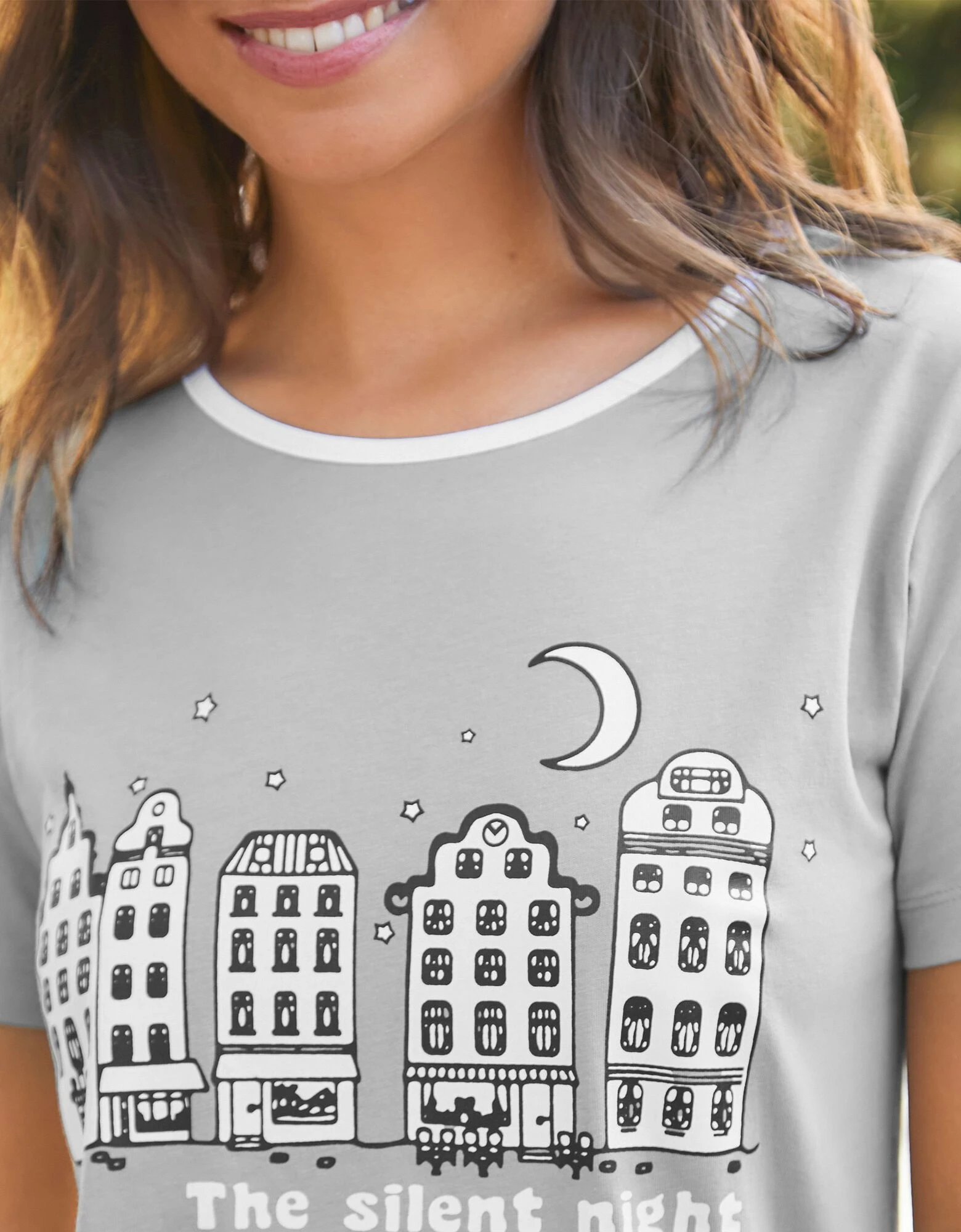 Pyjama pantacourt imprimé ville étoilée Blancheporte Pyjama Pantacourt Imprimé Ville étoilée -Blancheport en ligne