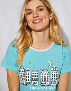 Blancheporte Pyjama Pantacourt Imprimé Ville étoilée 3 Blancheporte Pyjama Pantacourt Imprimé Ville étoilée -Blancheport en ligne 703081 C03 zoomx vue4