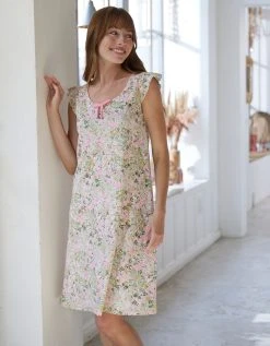 Blancheporte Nuisette Volantée Imprimé Fleuri