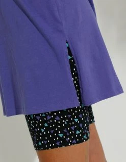 Blancheporte Pyjama Cycliste Coton Imprimé Coeur -Blancheport en ligne 703108 C01 zoomx vue5