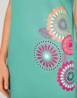 Blancheporte Nuisette Coton Fines Bretelles Motif « rosaces » 5 Blancheporte Nuisette Coton Fines Bretelles Motif « rosaces » -Blancheport en ligne 703129 C00 zoomx vue6