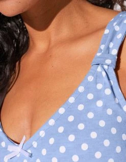 Blancheporte Nuisette Imprimée Pois 2 Blancheporte Nuisette Imprimée Pois -Blancheport en ligne 703135 C01 zoomx vue3