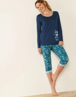 Blancheporte Tee-shirt Manches Longues – Marine