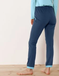 Blancheporte Pantalon De Pyjama – Uni Marine -Blancheport en ligne 703154 C01 zoomx vue3