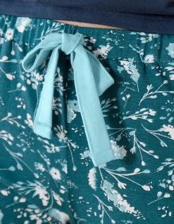 Blancheporte Pantacourt De Pyjama – Fleuri émeraude 5 Blancheporte Pantacourt De Pyjama – Fleuri émeraude -Blancheport en ligne 703157 C01 zoom detailRFP