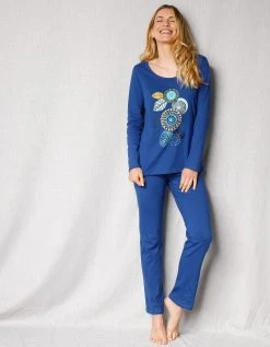 Blancheporte Pyjama Manches Longues Motif "rosaces"