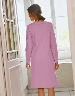 Blancheporte Chemise De Nuit Longue - Imprimé Fantaisie -Blancheport en ligne 703219 C04 zoomx vue3