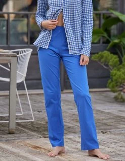 Blancheporte Pyjama Imprimé Carreaux - Col Tailleur -Blancheport en ligne 703240 C01 zoomx vue5