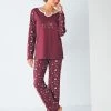 Blancheporte Pyjama Pantalon Imprimé Fleurs - Pur Coton