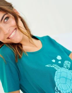 Blancheporte Chemise De Nuit Courte Imprimé Tortue 4 Blancheporte Chemise De Nuit Courte Imprimé Tortue -Blancheport en ligne 703463 C01 zoomx vue5