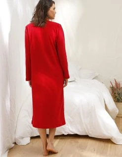 Blancheporte Chemise De Nuit Longue Nuages En Micro-polaire 5 Blancheporte Chemise De Nuit Longue Nuages En Micro-polaire -Blancheport en ligne 703472 C01 zoomx vue6