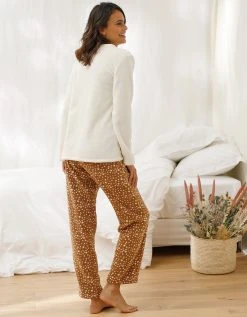 Blancheporte Pyjama Pantalon Polaire "night" Manches Longues -Blancheport en ligne 703474 C01 zoomx vue7