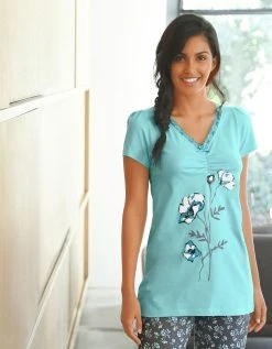 Blancheporte T-shirt Pyjama Jersey Manches Courtes