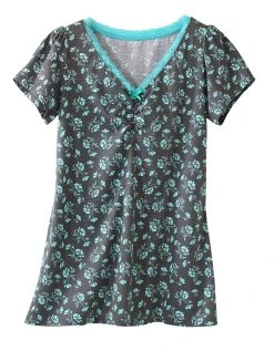 Blancheporte T-shirt Pyjama Jersey Manches Courtes -Blancheport en ligne 703478 C05 zoomx vue3