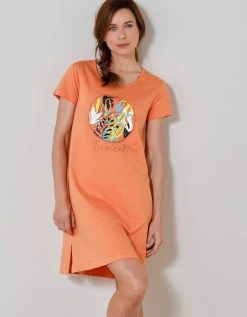 Blancheporte Chemise De Nuit Courte Imprimé "Tropical"