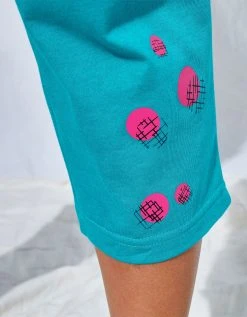 Blancheporte Pantacourt Pyjama Enjoy Uni Imprimé Placé -Blancheport en ligne 703598 C02 zoomx vue6