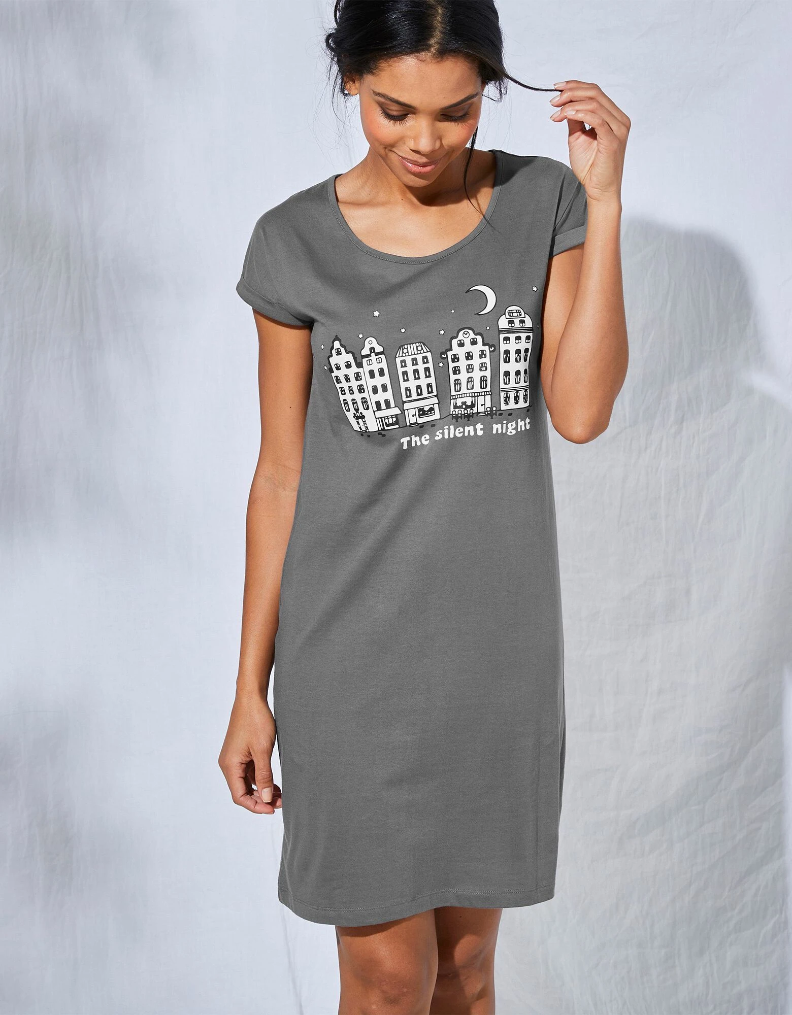 Maxi tee-shirt - lot de 2 Blancheporte Maxi Tee-shirt - Lot De 2 -Blancheport en ligne